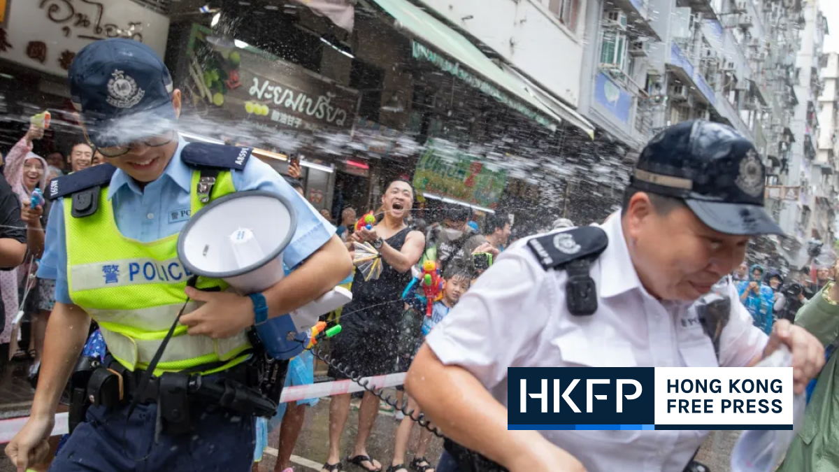 After arrests in 2023, Hong Kong’s Songkran water-splashing festival moved off the streets