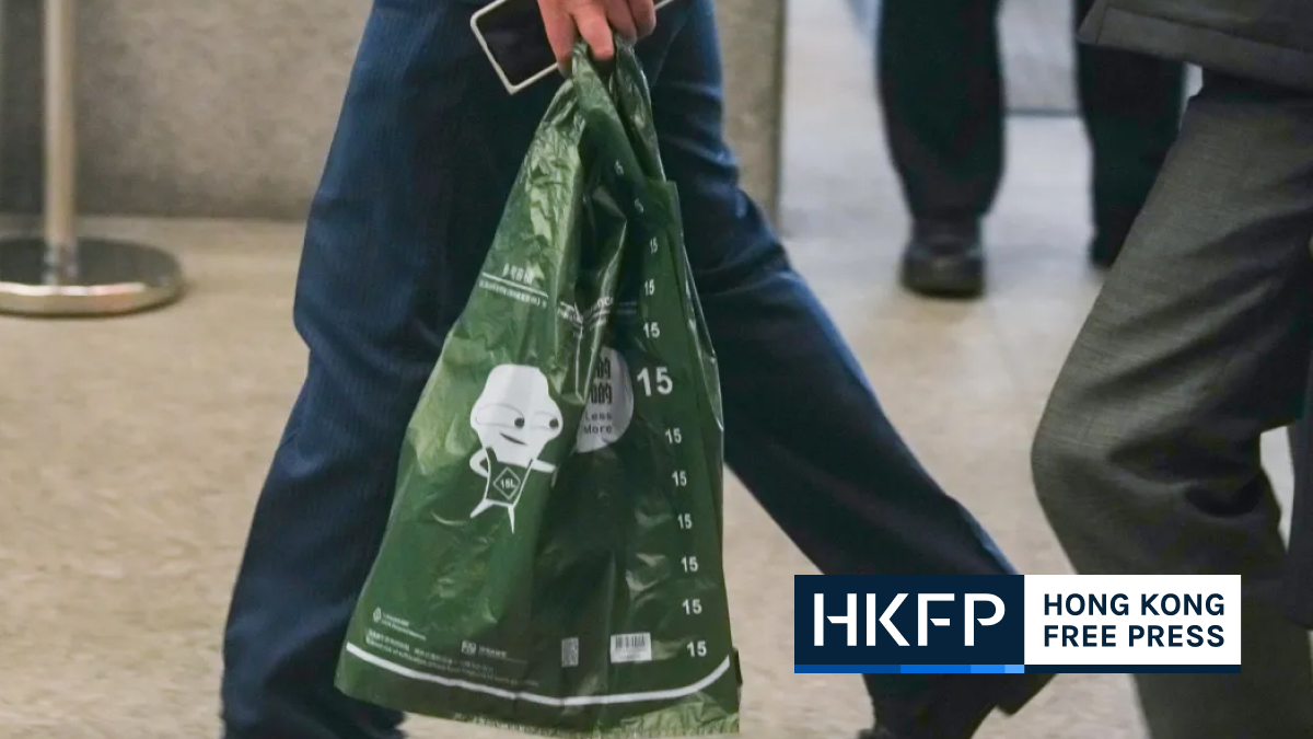 Less than half of households involved in waste tax trial using designated bags, Hong Kong environment chief says