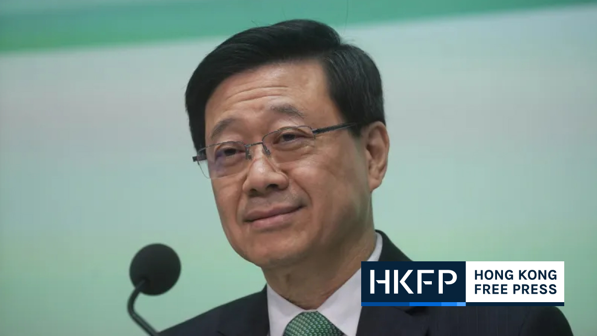 Attracting ‘mega events’ to Hong Kong is like chasing women, Chief Executive John Lee says